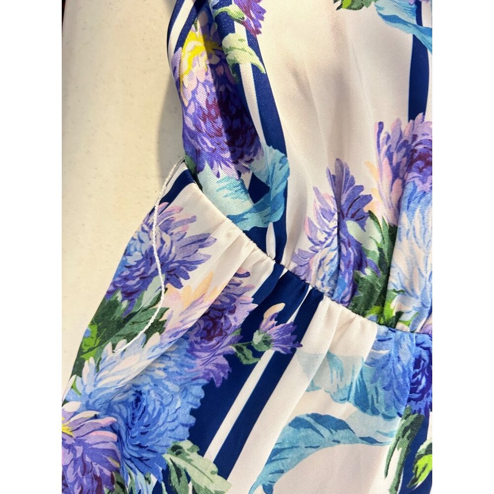 J. Crew a-line shirt Dress in vintage floral size 10 - Picture 9 of 10